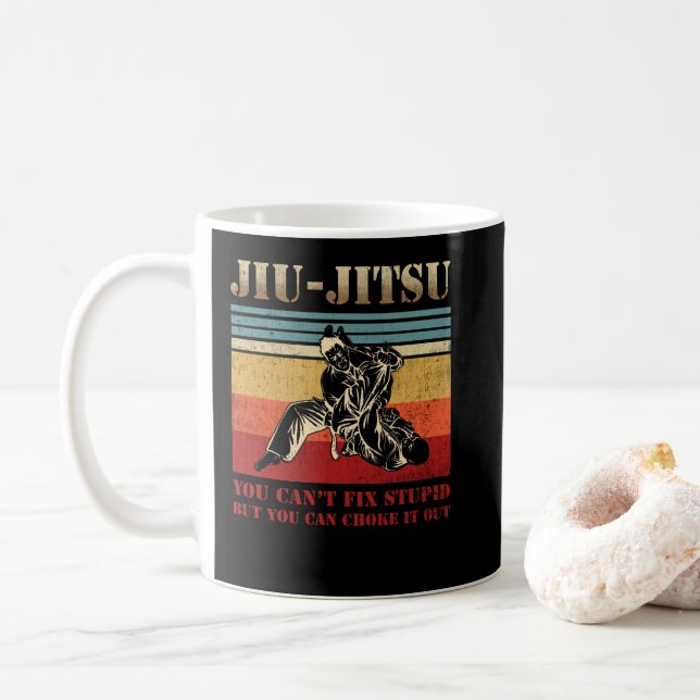 Mug Le Jiu Jitsu Brésilien qu'on ne peut pas résoudre (Avec donut)