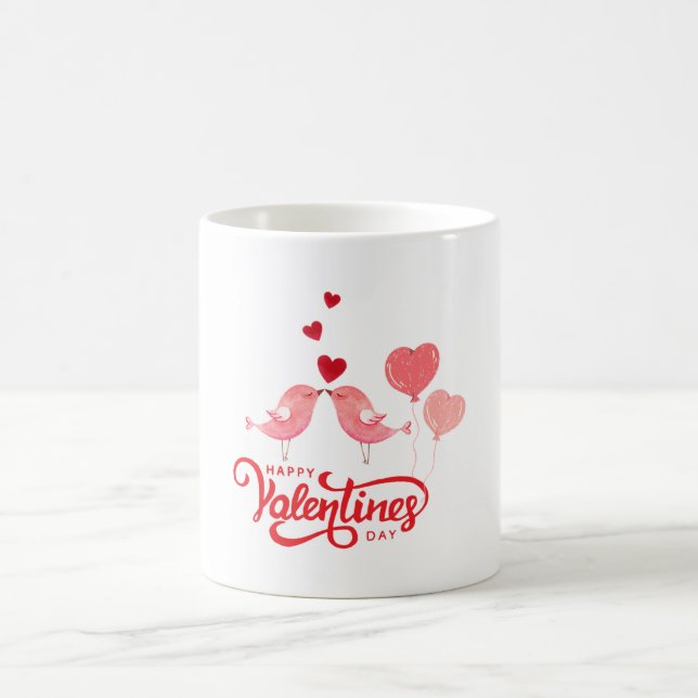 Mug Le jour de la Saint-Valentin, la coupe déborde d'a (Centre)