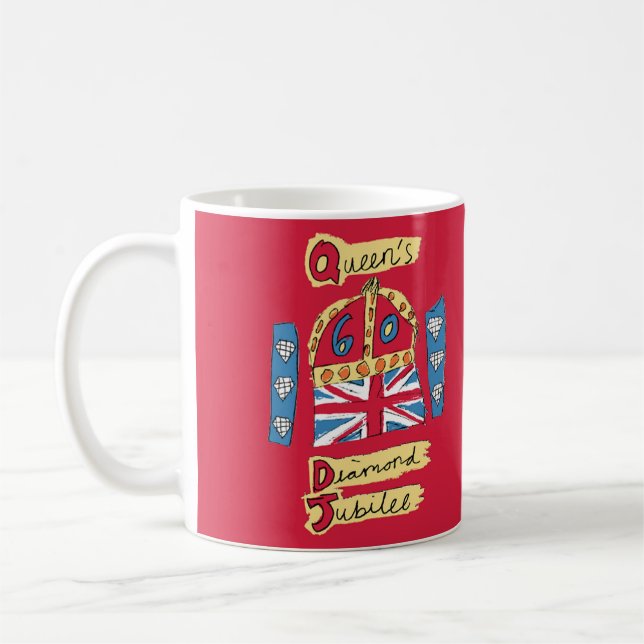 Mug Le jubilé de diamant de la Reine (Gauche)