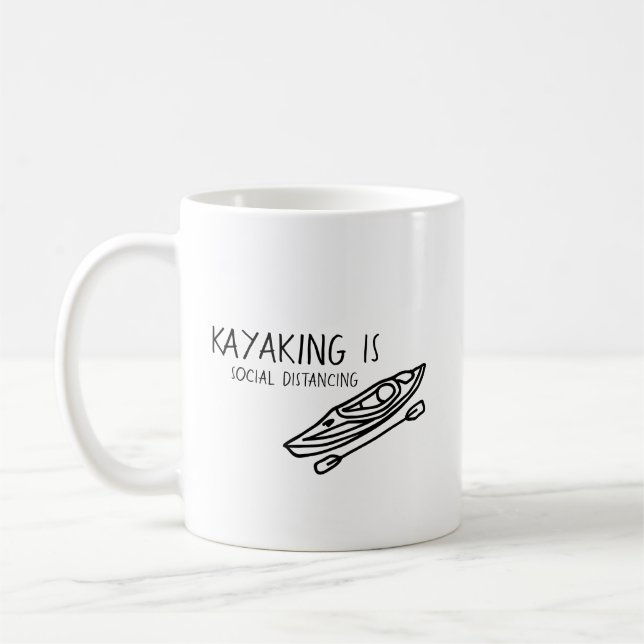 Mug Le kayak, c'est la détresse sociale (Gauche)