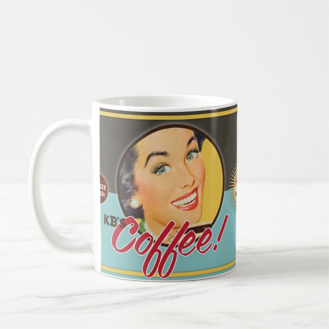 Mug Le kitsch Bitsch : Le café du KB ! (Gauche)