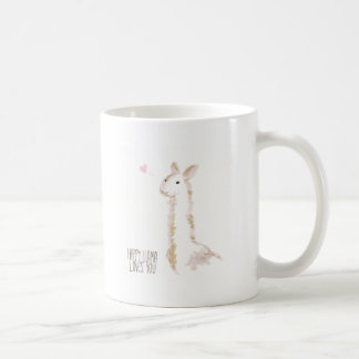 Mug Le lama heureux vous aime
