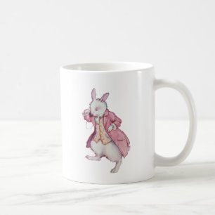 MUG LE LAPIN BLANC AVEC DU CHARME D'ALICE