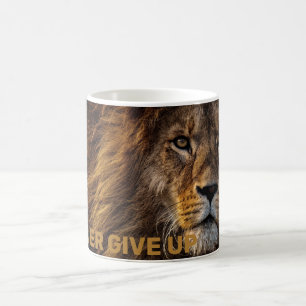 Mug Le Lion - N'abandonnez jamais