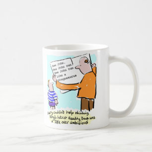 Mug Le livre de lecture de l'enfant est assez ambitieu
