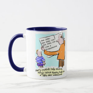 Mug Le livre de lecture de l'enfant est assez ambitieu
