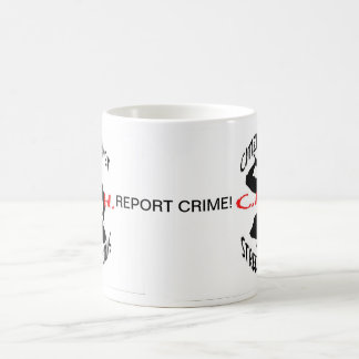 Mug le logo d'argent liquide, le logo d'argent