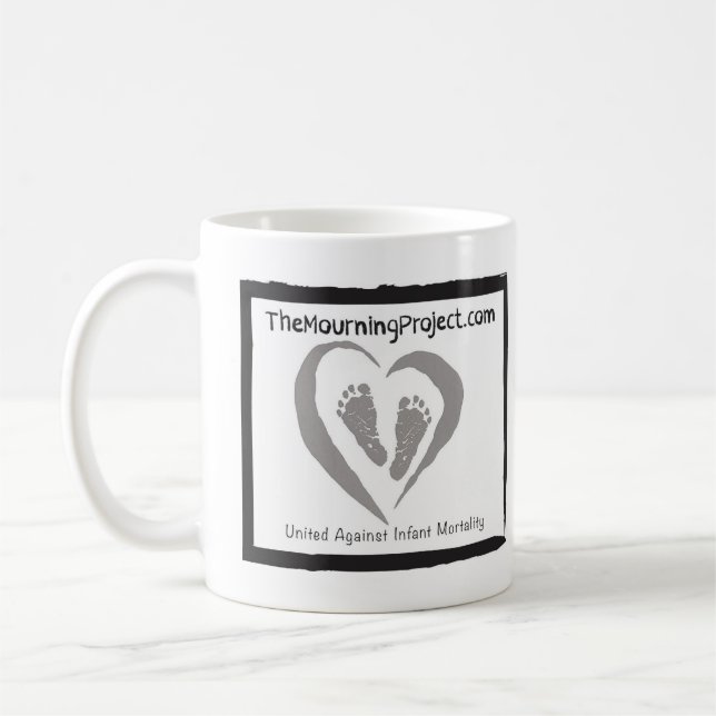 Mug Le logo du Projet de deuil pour les tricoteurs (Gauche)