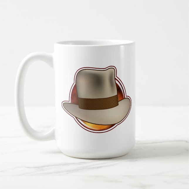 Mug Le logo rouge de Fedora (Gauche)