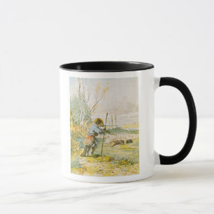 Mug Le loup en tant que berger