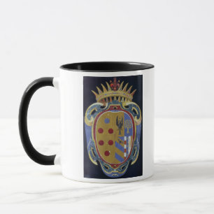 Mug Le manteau de Medici-Lorena des bras, c.1638 (dur