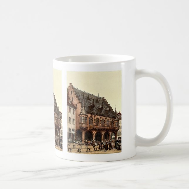 Mug Le marché, Fribourg, Baden, Allemagne P magnifique (Droite)