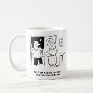 Mug Le mari dit qu'il y avait une vente de bière au pu
