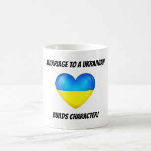 Mug Le mariage à un Ukrainien établit le caractère