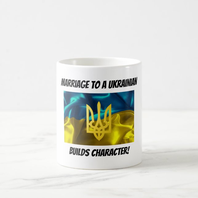 Mug Le mariage à un Ukrainien établit le caractère (Centre)