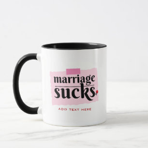 Mug Le mariage est nul ! Funny Divorce Faire-part Part