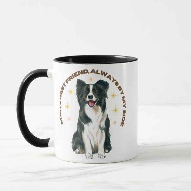 Mug Le meilleur ami de l’homme, toujours à mes côtés (Gauche)