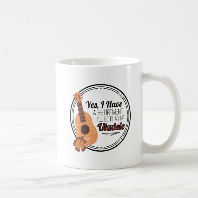 Mug Le meilleur cadeau de musicien d'ukulélé (Droite)