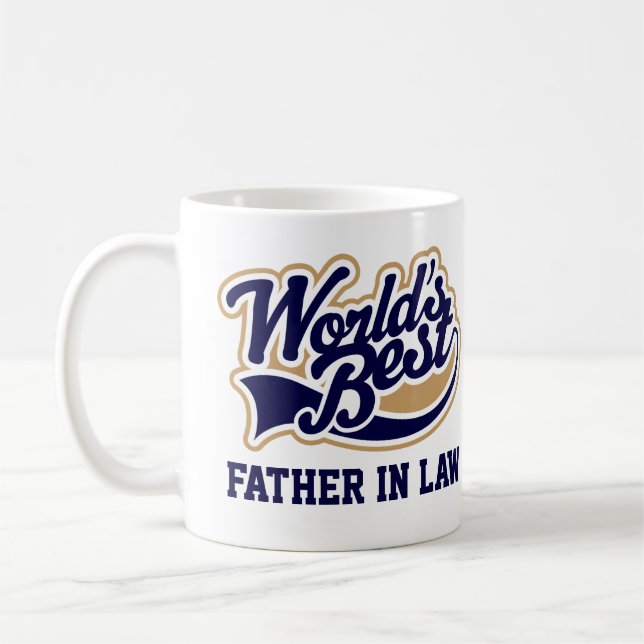 Mug Le meilleur cadeau de papa en droit pour lui (Gauche)