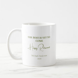 Mug Le Meilleur Est Encore à Venir Cadeau de Retraite