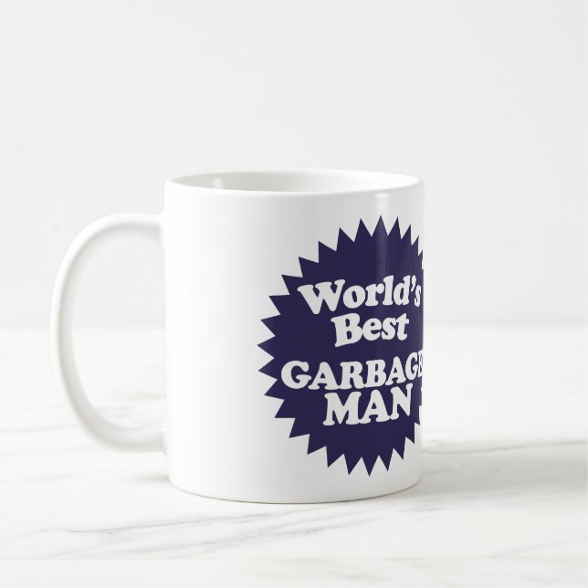 Mug Le meilleur Garbage Man du monde (Gauche)