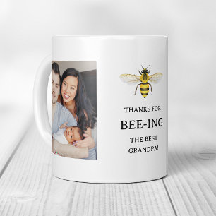 Mug Le meilleur grand-père   Simple mignonne abeille e