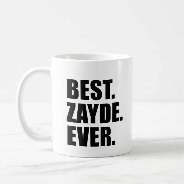 Mug Le meilleur grand-père toujours juif de Zayde (Gauche)