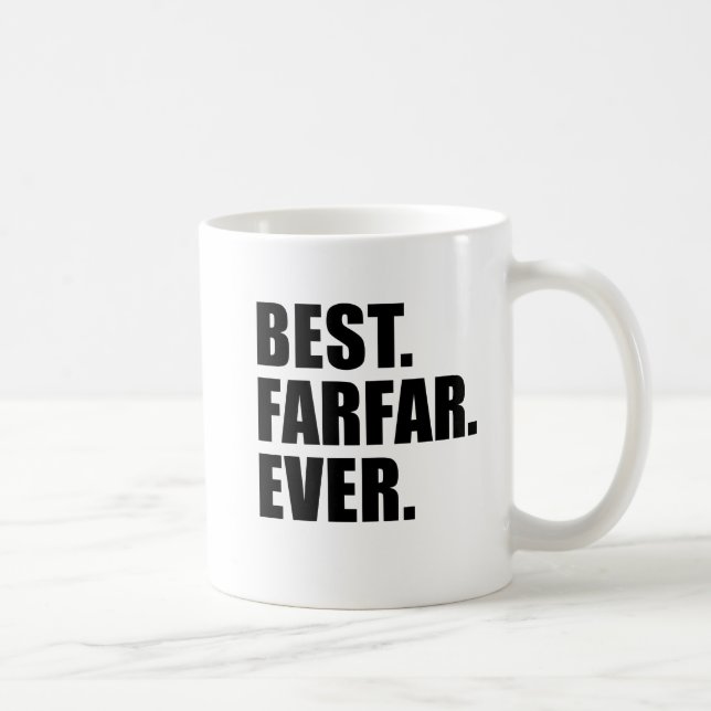 Mug Le meilleur grand-père toujours suédois de Farfar (Droite)