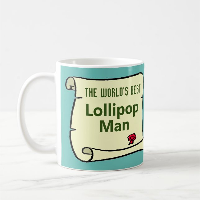 Mug Le Meilleur Lollipop Homme au monde. (Gauche)