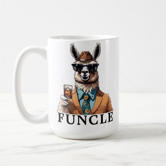 Mug Le meilleur oncle Funky jamais jamais jamais Funny (Gauche)