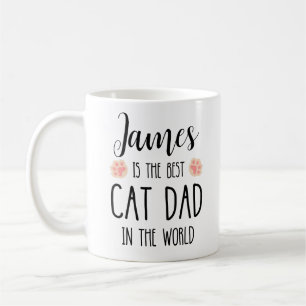 Mug Le meilleur papa de chat au monde   Personnalisé  