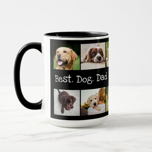 Mug Le meilleur papa de chien de tous les jours, photo (Gauche)