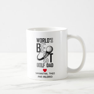 Mug Le meilleur papa de golf du monde   Papa Cadeaux d