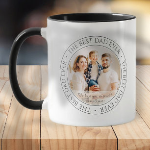 Mug Le meilleur papa jamais photo classique moderne