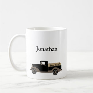 Mug Le meilleur papa ! Vieux camionnette de café