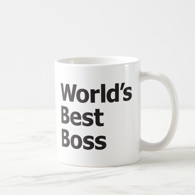Mug Le meilleur patron du monde (Droite)