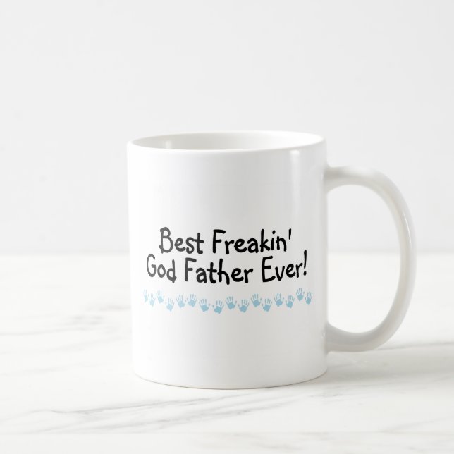 Mug Le meilleur père de Dieu de Freakin jamais (Droite)