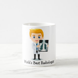 Mug Le meilleur radiologue du monde - rayon X masculin