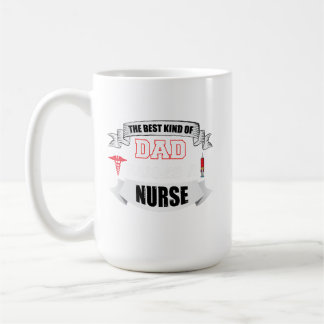 Mug Le meilleur type de papa élève une infirmière - Fi