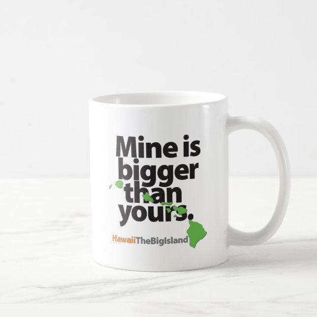Mug Le mien est plus grand que le vôtre (Droite)
