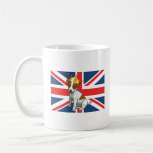 Mug Le mignon Jack Russell portant une couronne et une