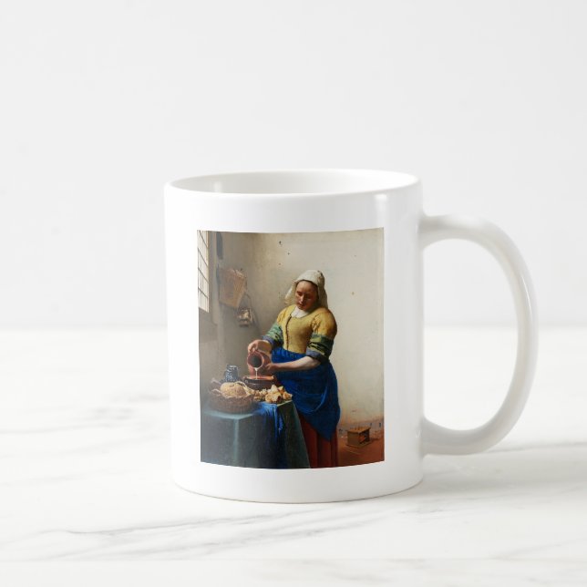 Mug Le Milkmaid, Custom, empoisons. Painting by Vermee (Droite)