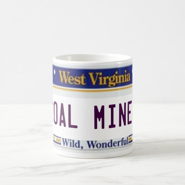 MUG LE MINEUR DE PLAQUE MINÉRALOGIQUE DE WV (Centre)