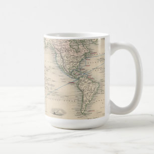 Mug Le monde sur la projection du Mercator