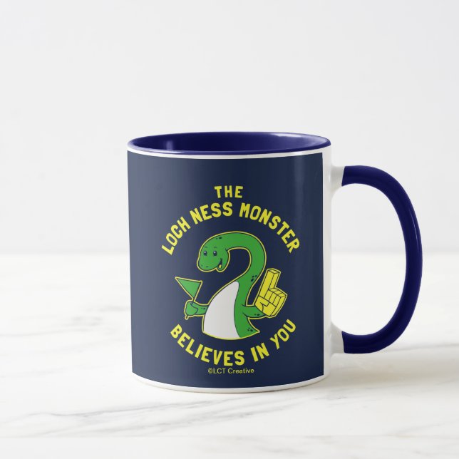 Mug Le Monstre Loch Ness Croit En Vous (Droite)