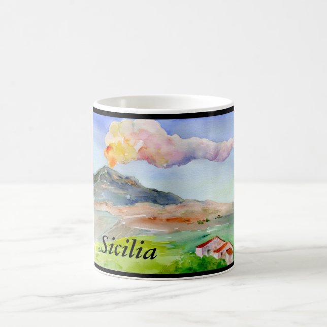 Mug Le mont Etna Sicilia (Centre)