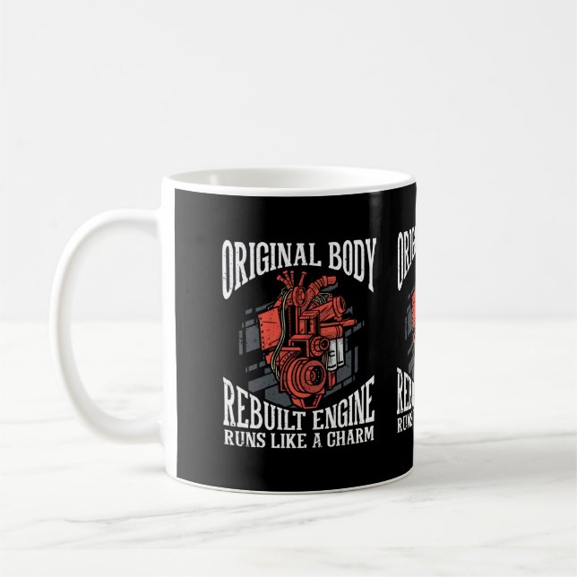 Mug Le Moteur Reconstruite Sur Le Corps Fonctionne Com (Gauche)