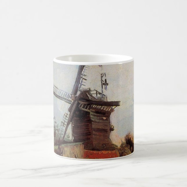 Mug Le Moulin de Blute Fin par Vincent van Gogh (Centre)