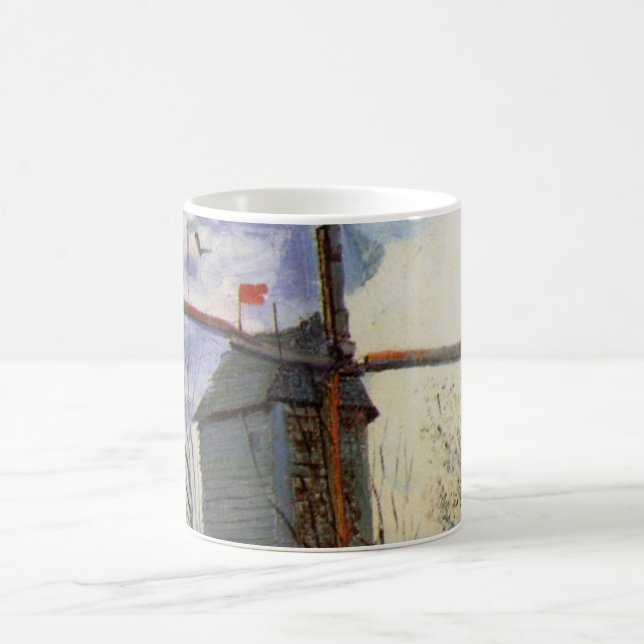 Mug Le Moulin de la Galette par Vincent van Gogh (Centre)