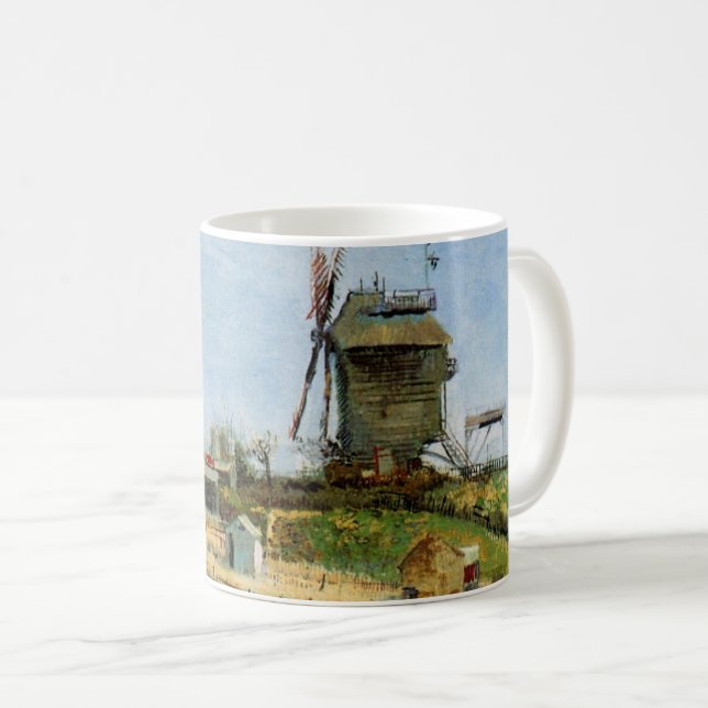 Mug Le Moulin de la Galette par Vincent van Gogh (Devant droit)